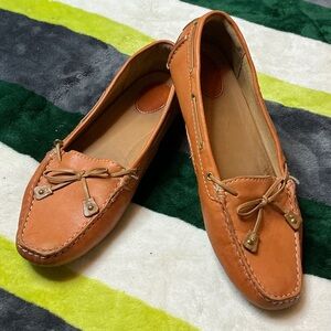 Clarks Women's Orange Moccasins Size 9.5